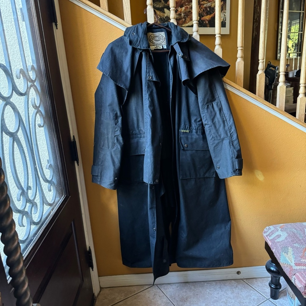 Driza-bone Deluxe Riding Coat Rain Coat - Black
